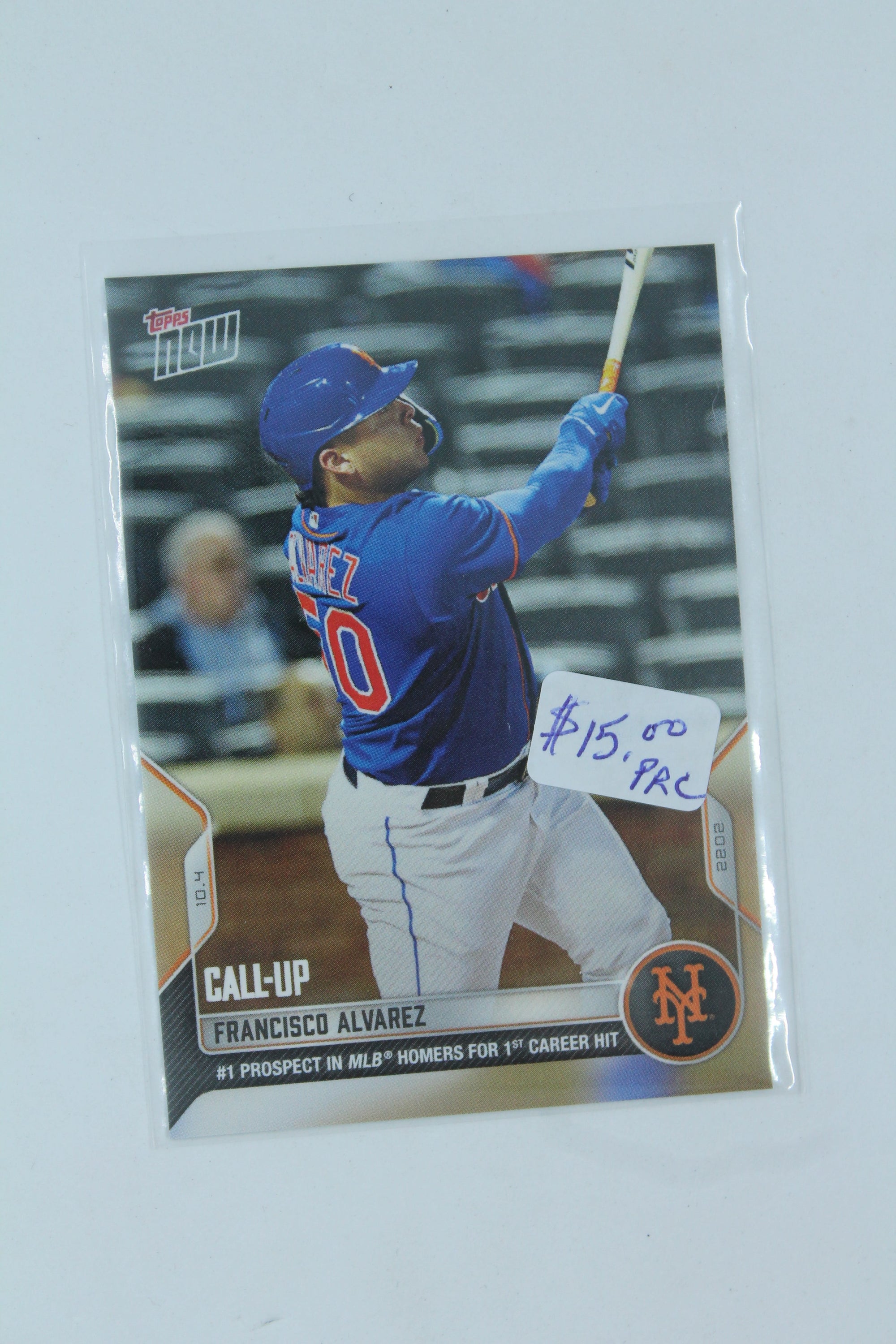 Francisco Alvarez 2022 Topps Now PRC - New York Mets