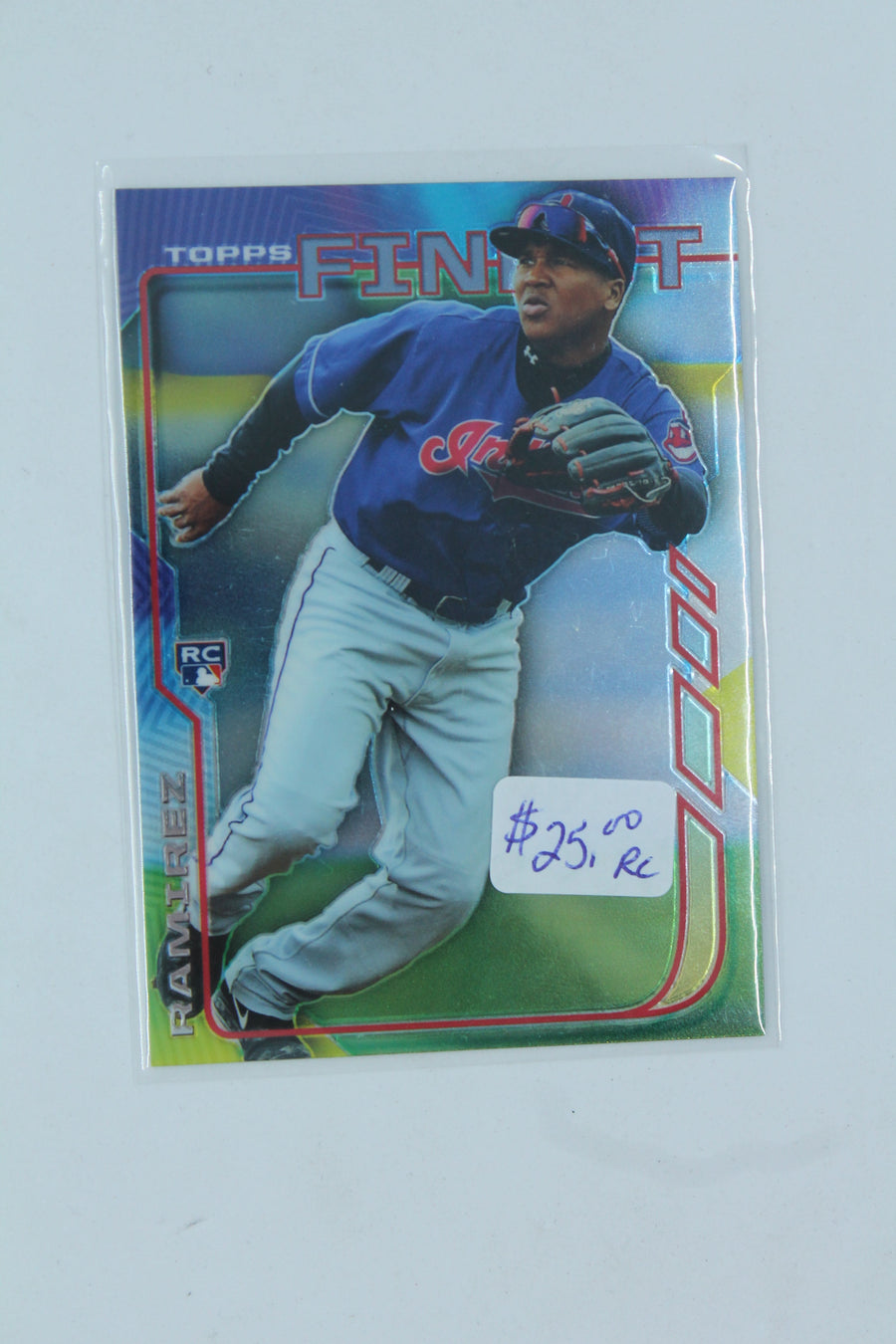 Jose Ramirez 2014 Topps Finest Rookie Card