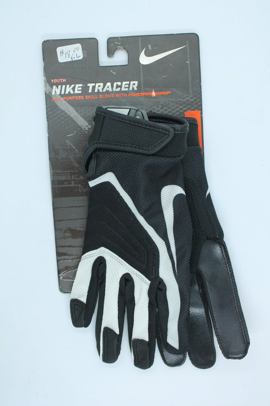 NIKE TRACER FOOTBALL GLOVES -  Youth Large (Sale)
