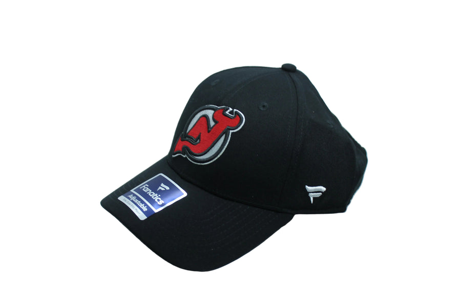 NHL New Jersey Devils Fanatics Core Adjustable Hat - Black
