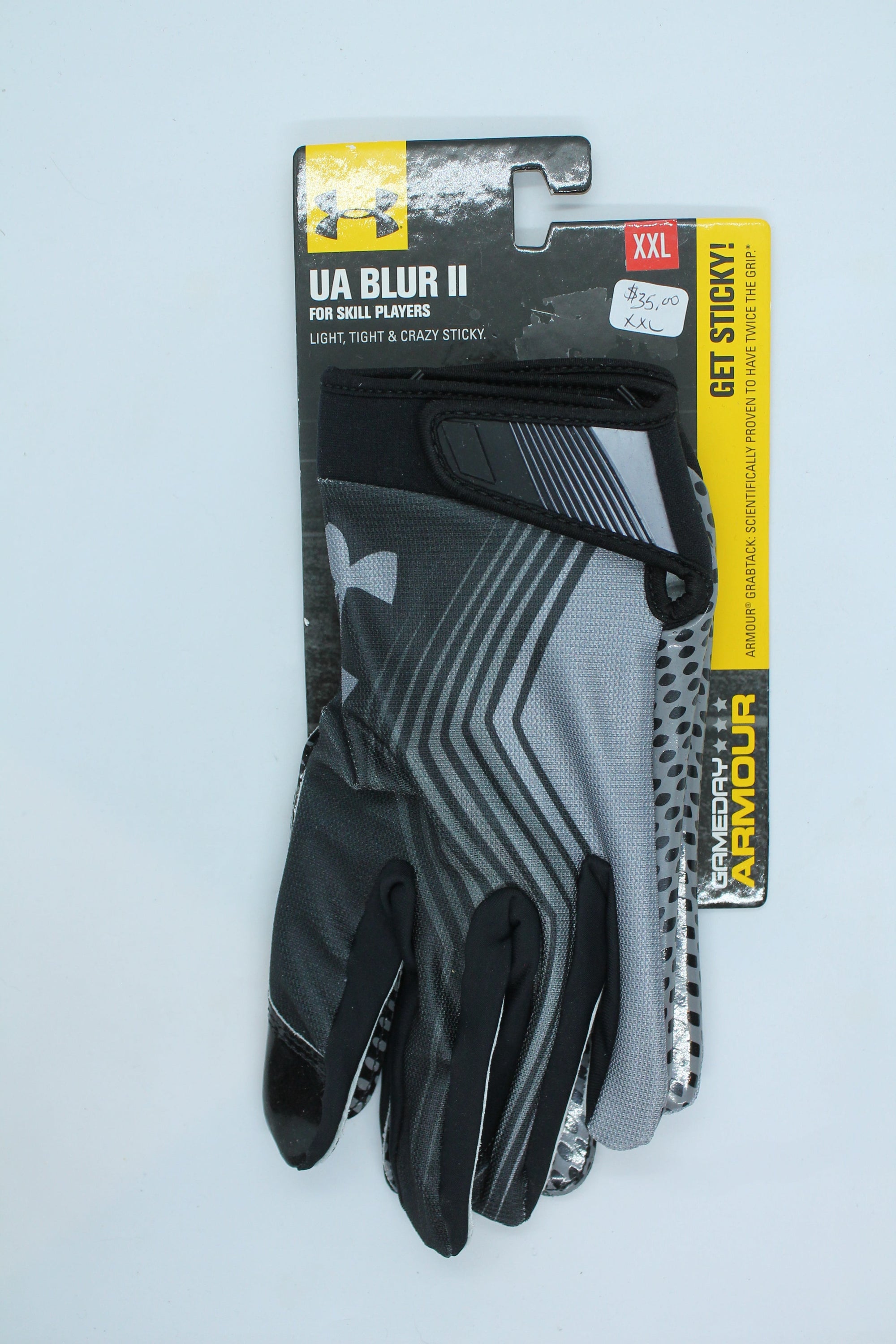 UNDER ARMOUR BLUR FOOTBALL GLOVES -  XXL (Sale)