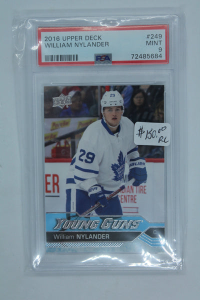 William Nylander 2016-17 Upper Deck Young Guns Rookie Card - PSA 9 Mint