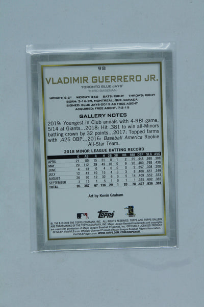 Vladimir Guerrero Jr. 2019 Topps Gallery Rookie Card