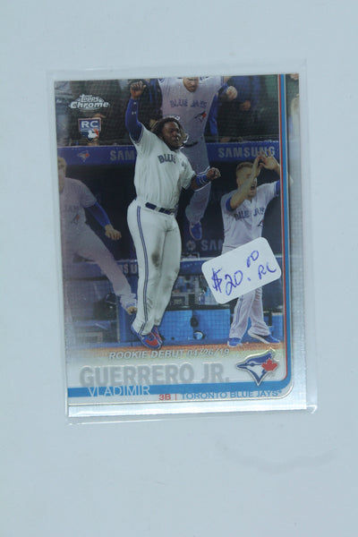 Vladimir Guerrero Jr. 2019 Topps Chrome Rookie Card