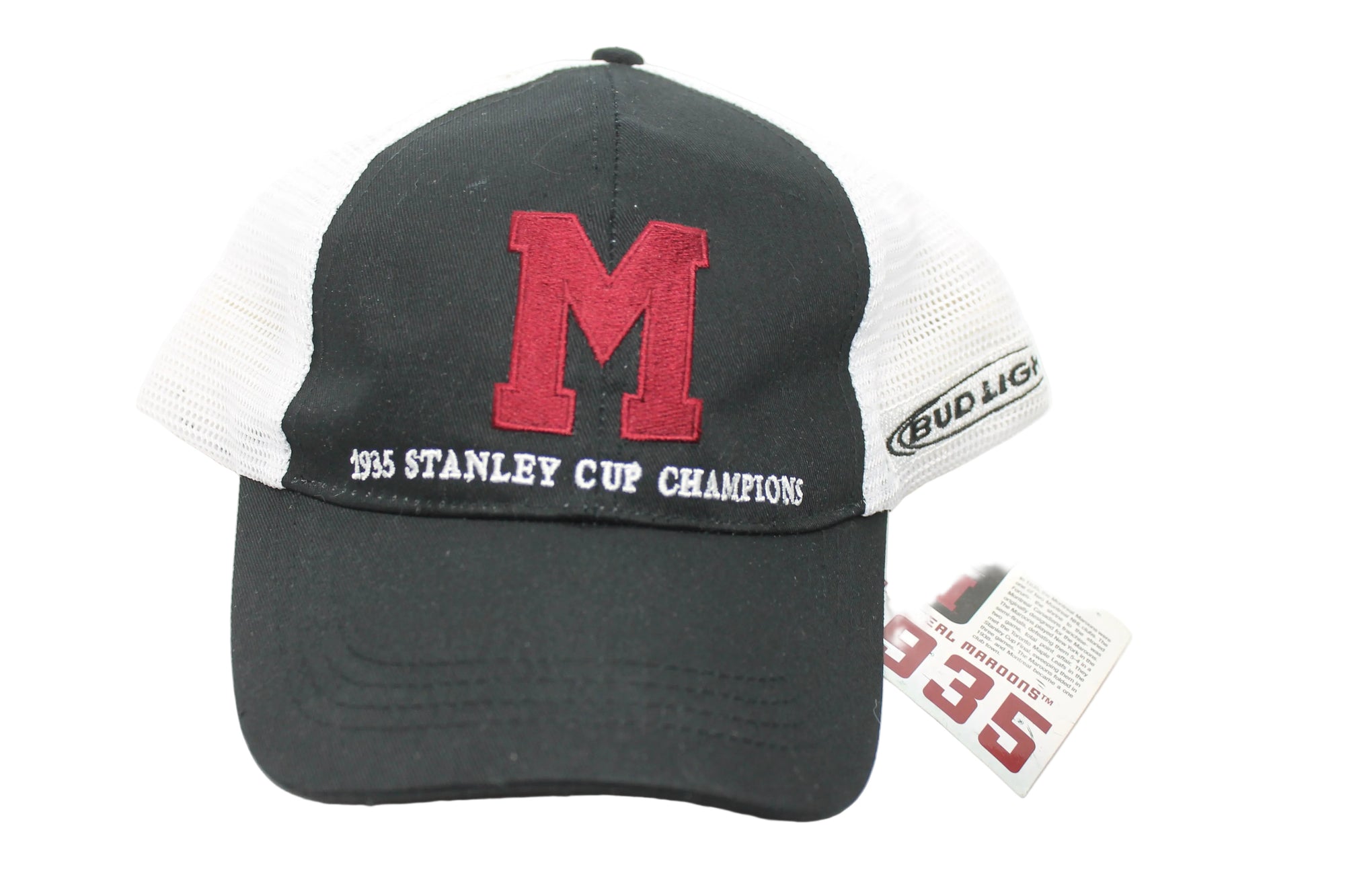 NHL Montreal Maroons 1935 Stanley Cup Champions Adjustable Hat