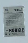 P.K. Subban 2010-11 O-Pee-Chee Marquee Rookies Rookie Card