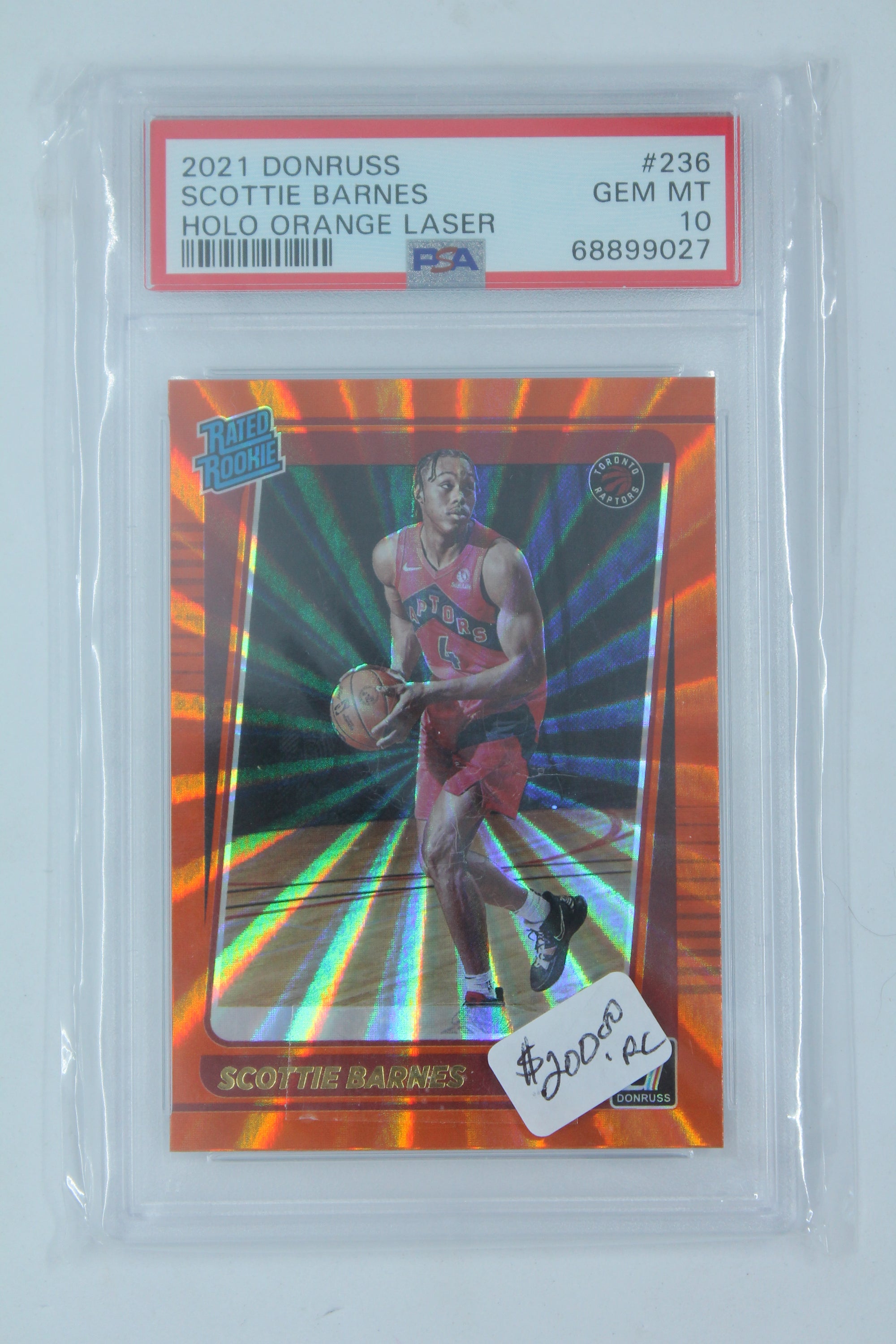 Rookie Scottie Barnes orange popular laser!