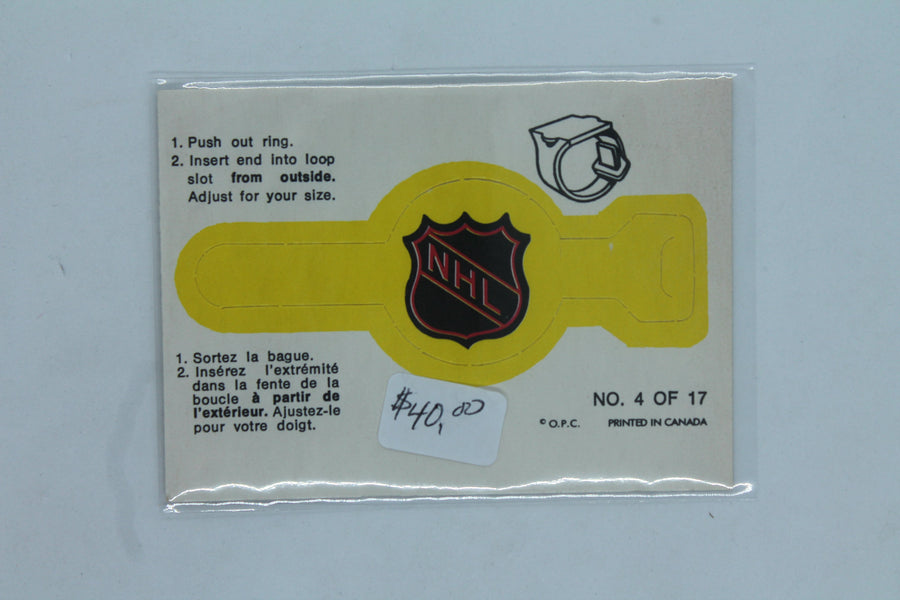 1973-74 O-Pee-Chee - Rings #4 NHL LOGO