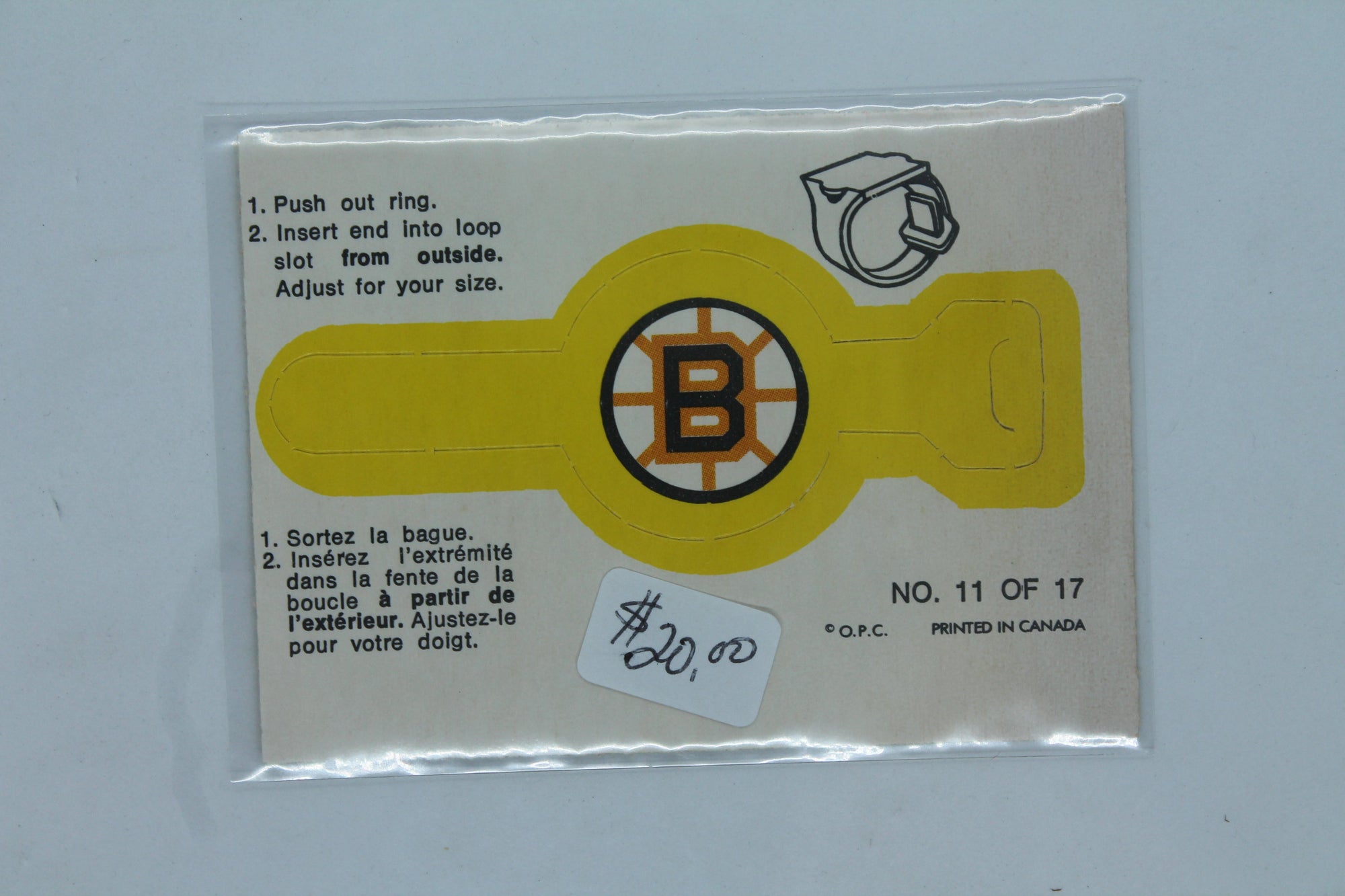 1973-74 O-Pee-Chee - Rings #11 Boston Bruins Team