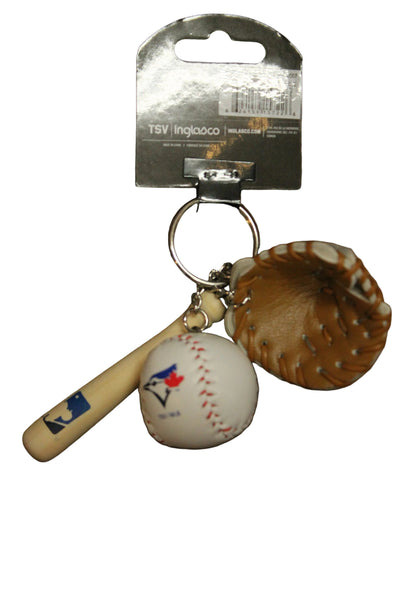 MLB Toronto Blue Jays Bat, Ball & Glove Keychain