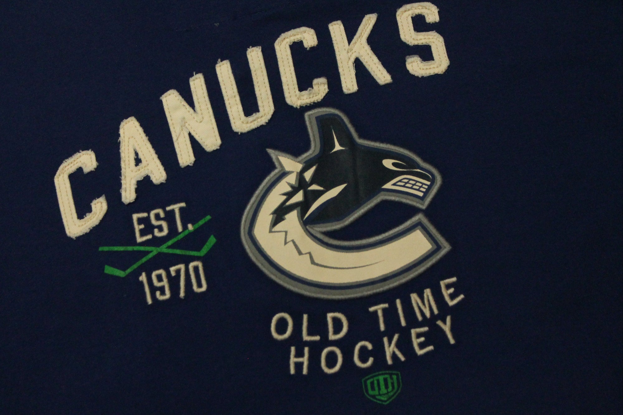 NHL Vancouver Canucks Men's Old Time Hockey Bladen Golf Shirt