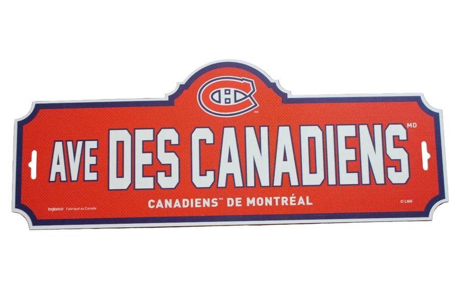 NHL Montreal Canadiens Street Sign
