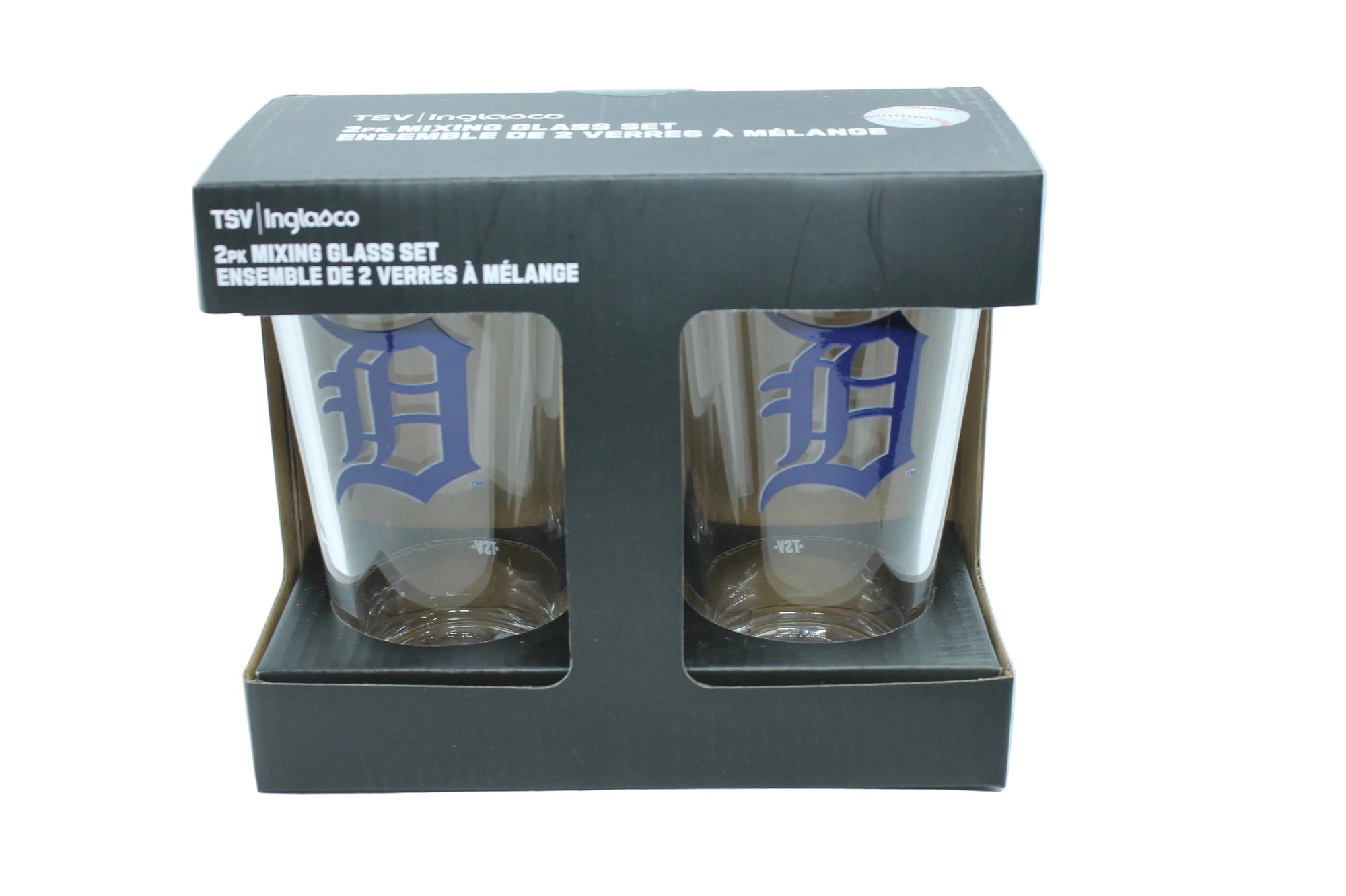 MLB Detroit Tigers "Logo" 2 pack Mixing Glass Set