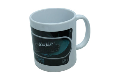 NHL San Jose Sharks 11oz Sublimated Ceramic Coffee Mug (price per mug)