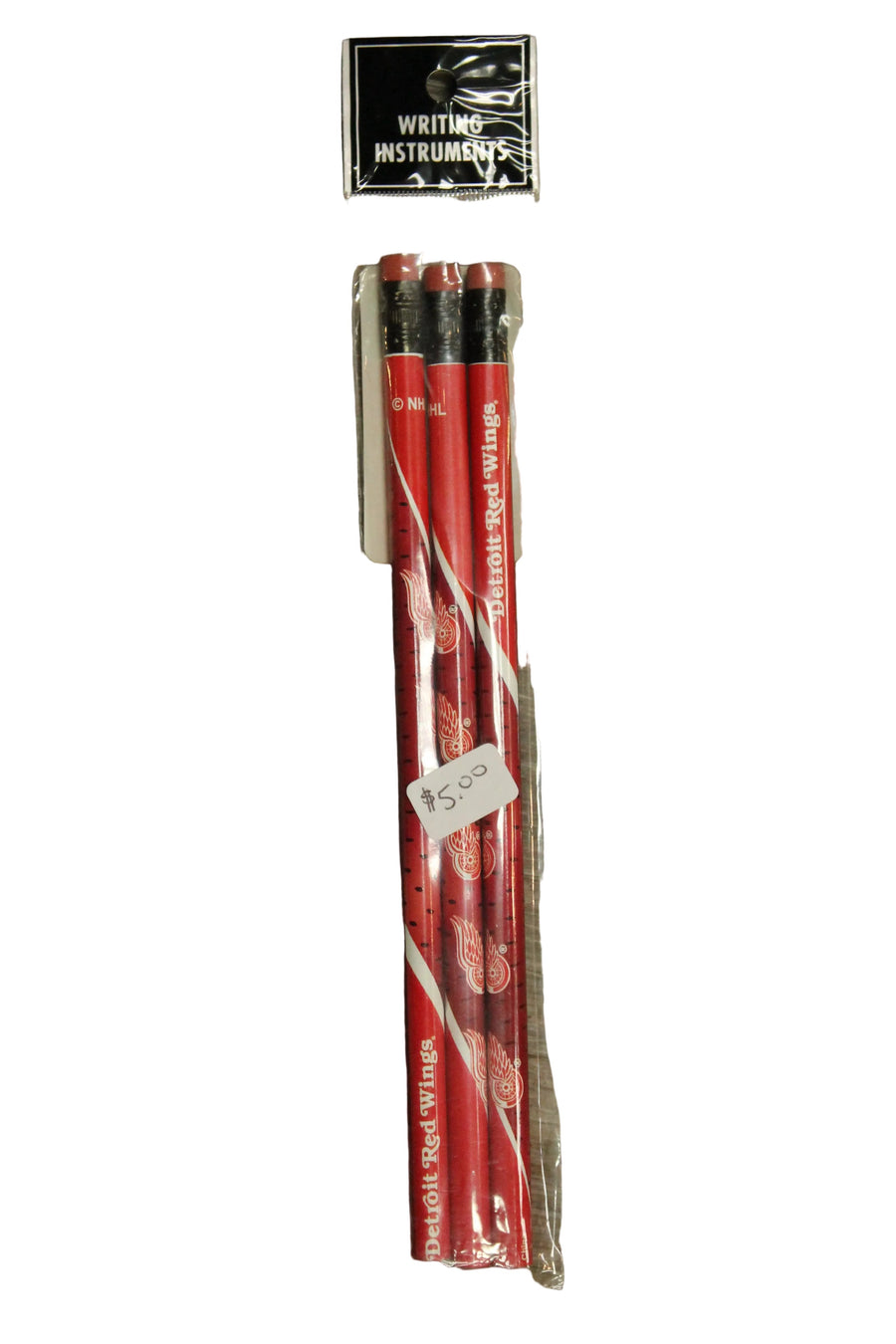 NHL Detroit Red Wings Pencils (3 Pack)