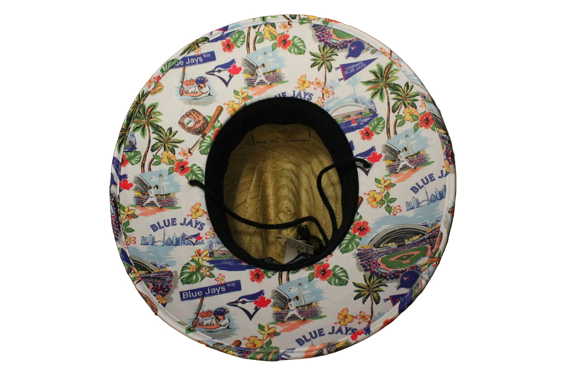MLB Men's Toronto Blue Jays Reyn Spooner Logo Straw Hat