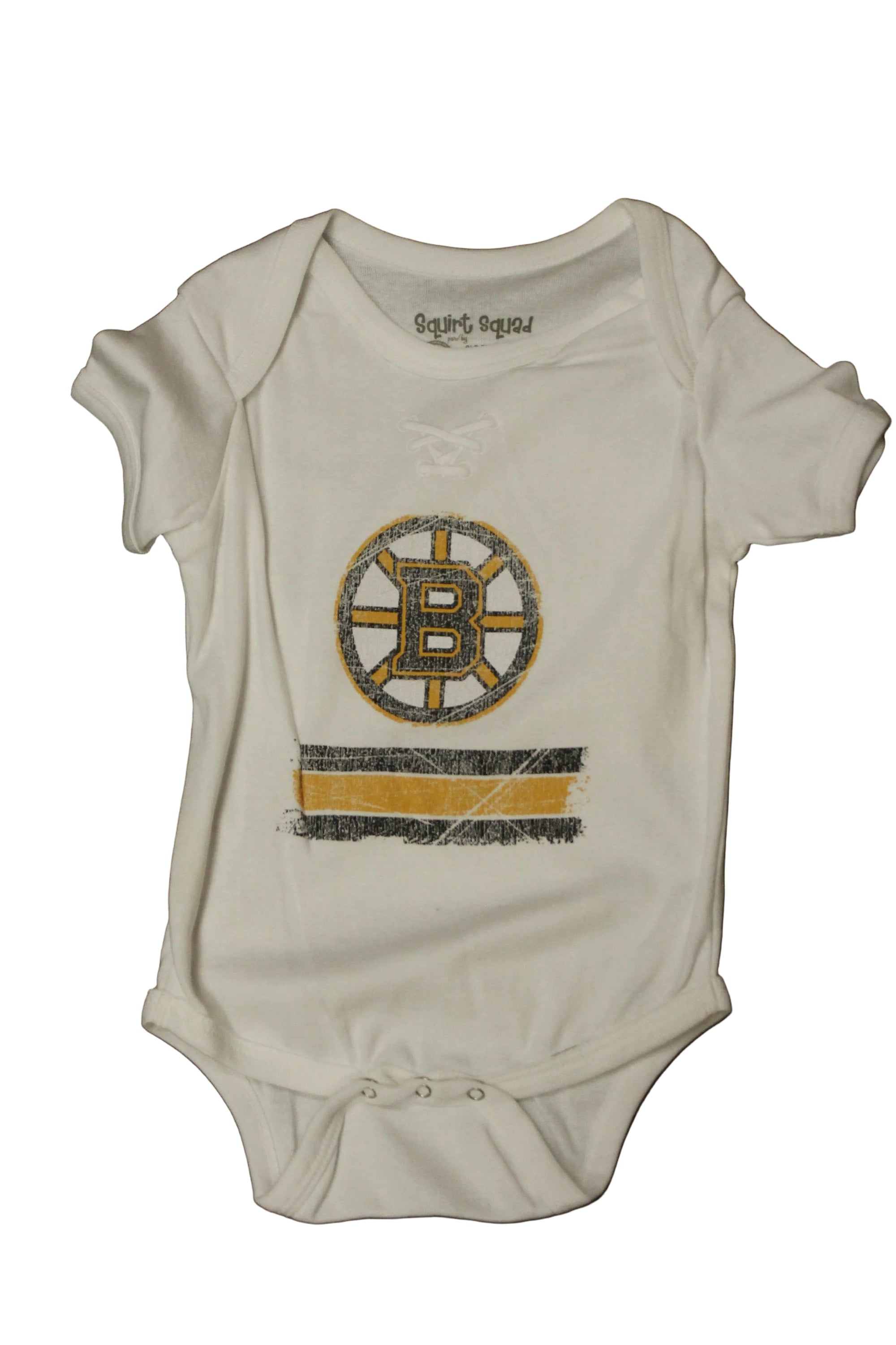 NHL Boston Bruins Old Time Hockey Infant 3pc Bodysuit Set