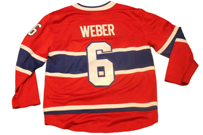 NHL Montreal Canadiens Weber #6 Men's Fanatics Breakaway Jersey (Sale) - Large