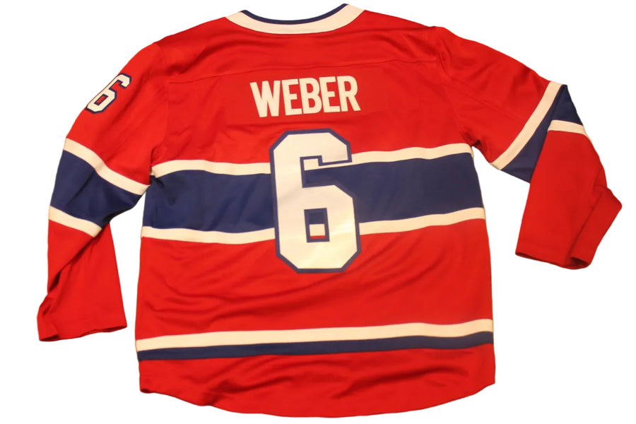 NHL Montreal Canadiens Weber #6 Men's Fanatics Breakaway Jersey (Sale) - Large