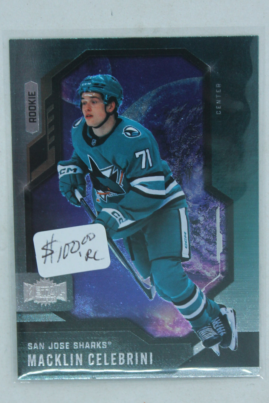 Macklin Celebrini 2024-25 Skybox Metal Universe - [Base] #136 Rookies - Rookie Card
