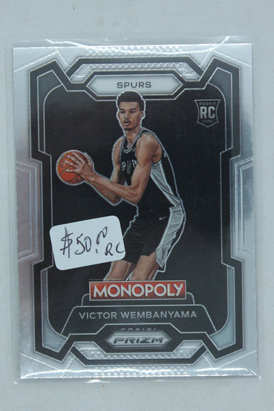 Victor Wembanyama 2023-24 Panini Prizm Monopoly Rookie Card