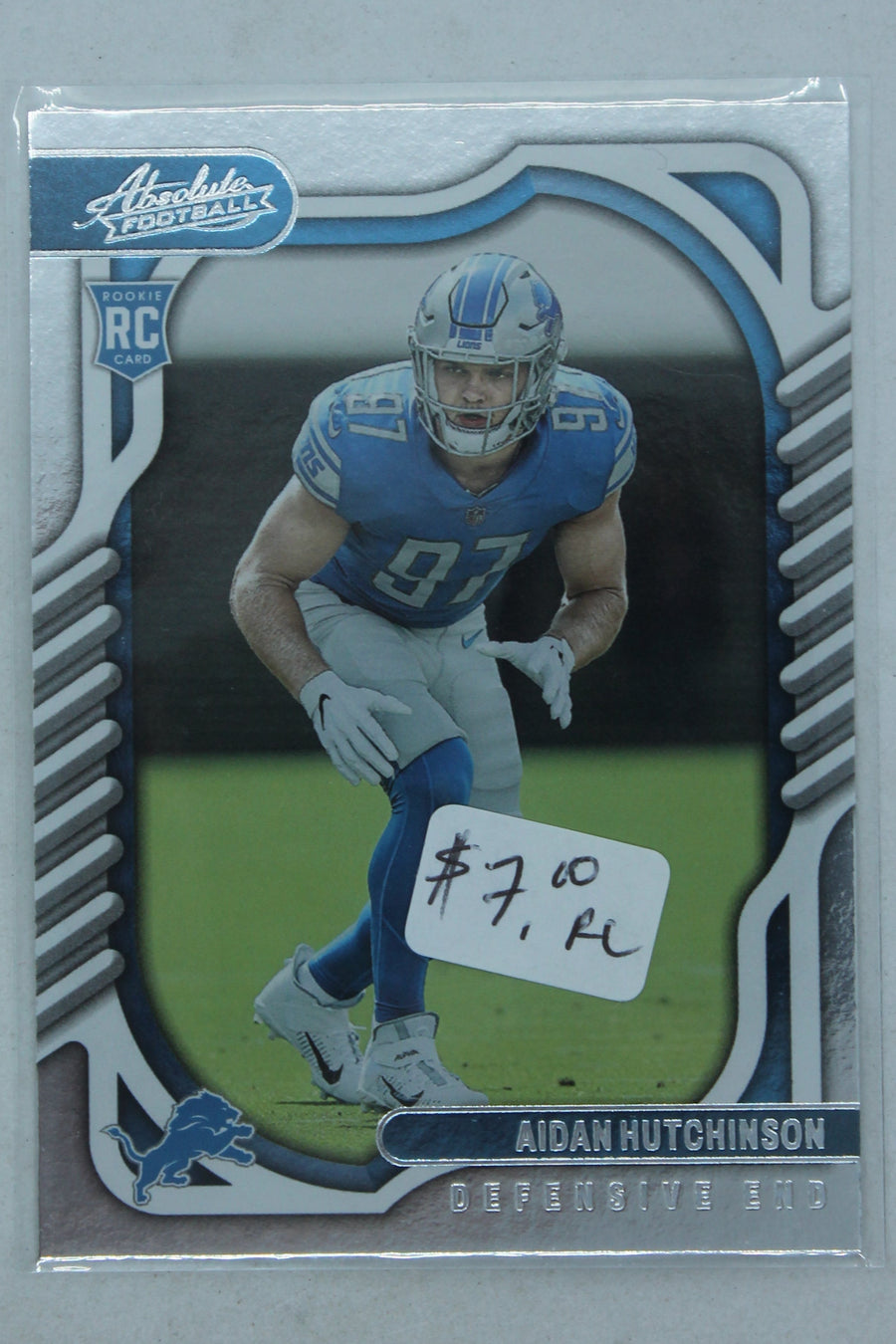 Aidan Hutchinson 2022 Panini Absolute Rookies Rookie Card