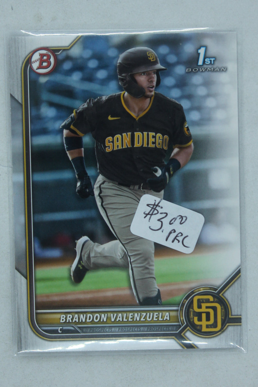 2022 Bowman - Prospects #BP-28  Brandon Valenzuela PRC