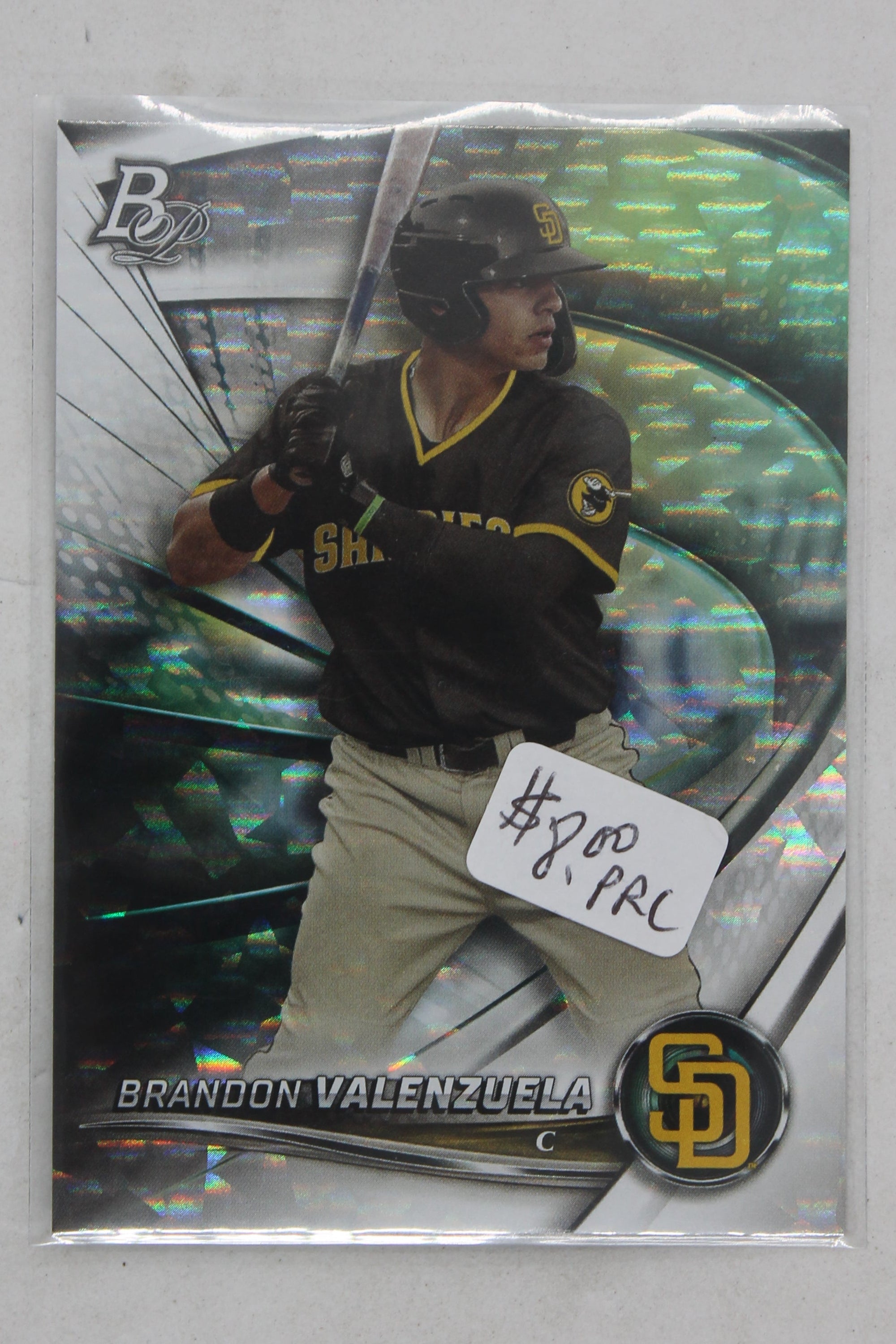 2022 Bowman Platinum - Top Prospects - Ice Foilboard #Top-69  Brandon Valenzuela PRC