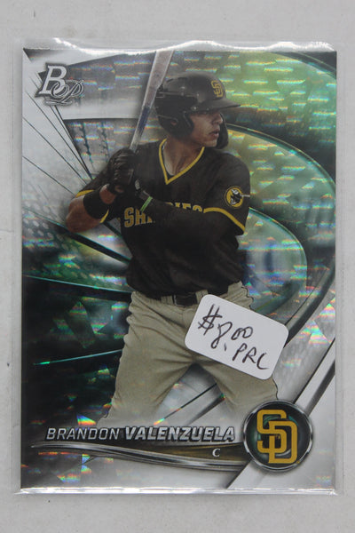 2022 Bowman Platinum - Top Prospects - Ice Foilboard #Top-69  Brandon Valenzuela PRC