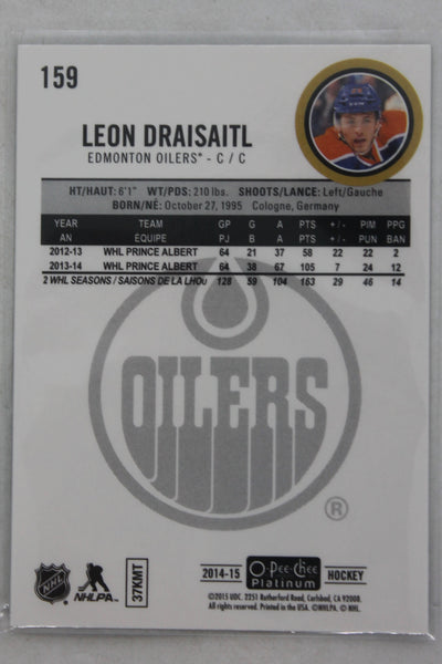 Leon Draisaitl 2014-15 O-Pee-Chee Platinum Rookie Card