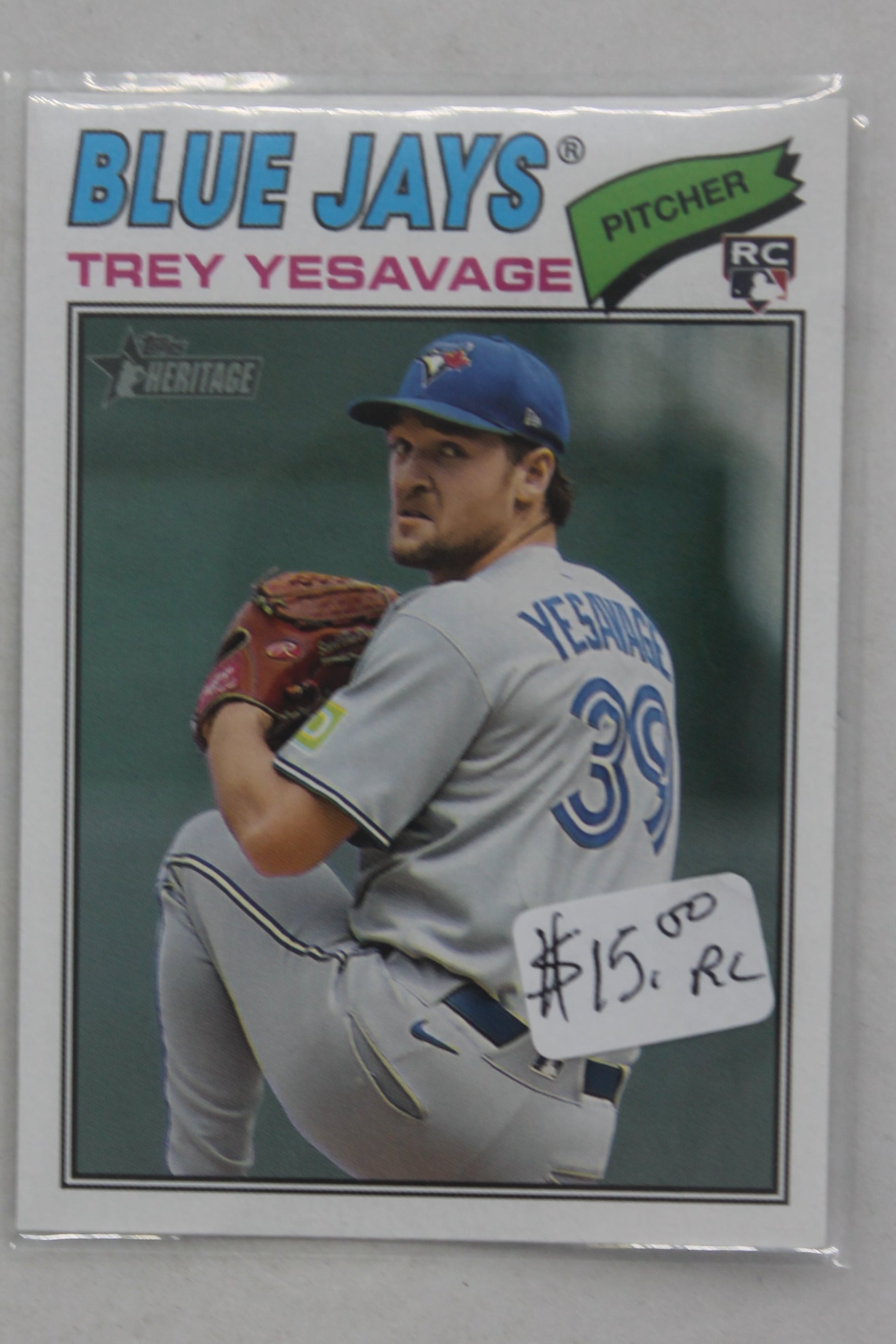 Trey Yesavage 2026 Topps Heritage Rookie Card