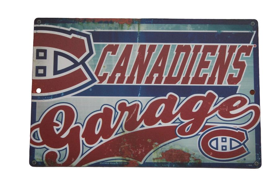 NHL Montreal Canadiens Garage Sign