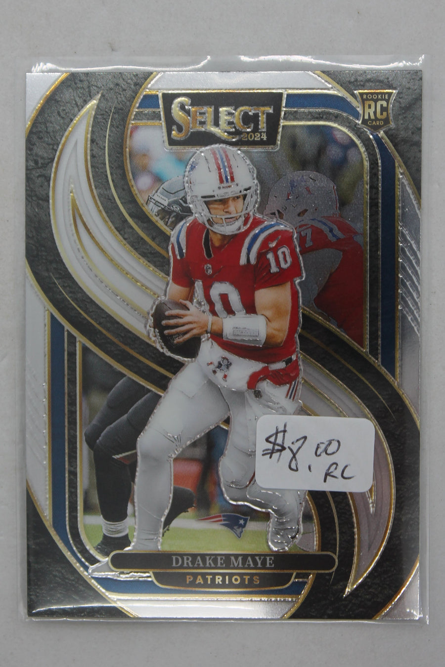 Drake Maye 2024 Panini Select - Premier Level - Rookie Card