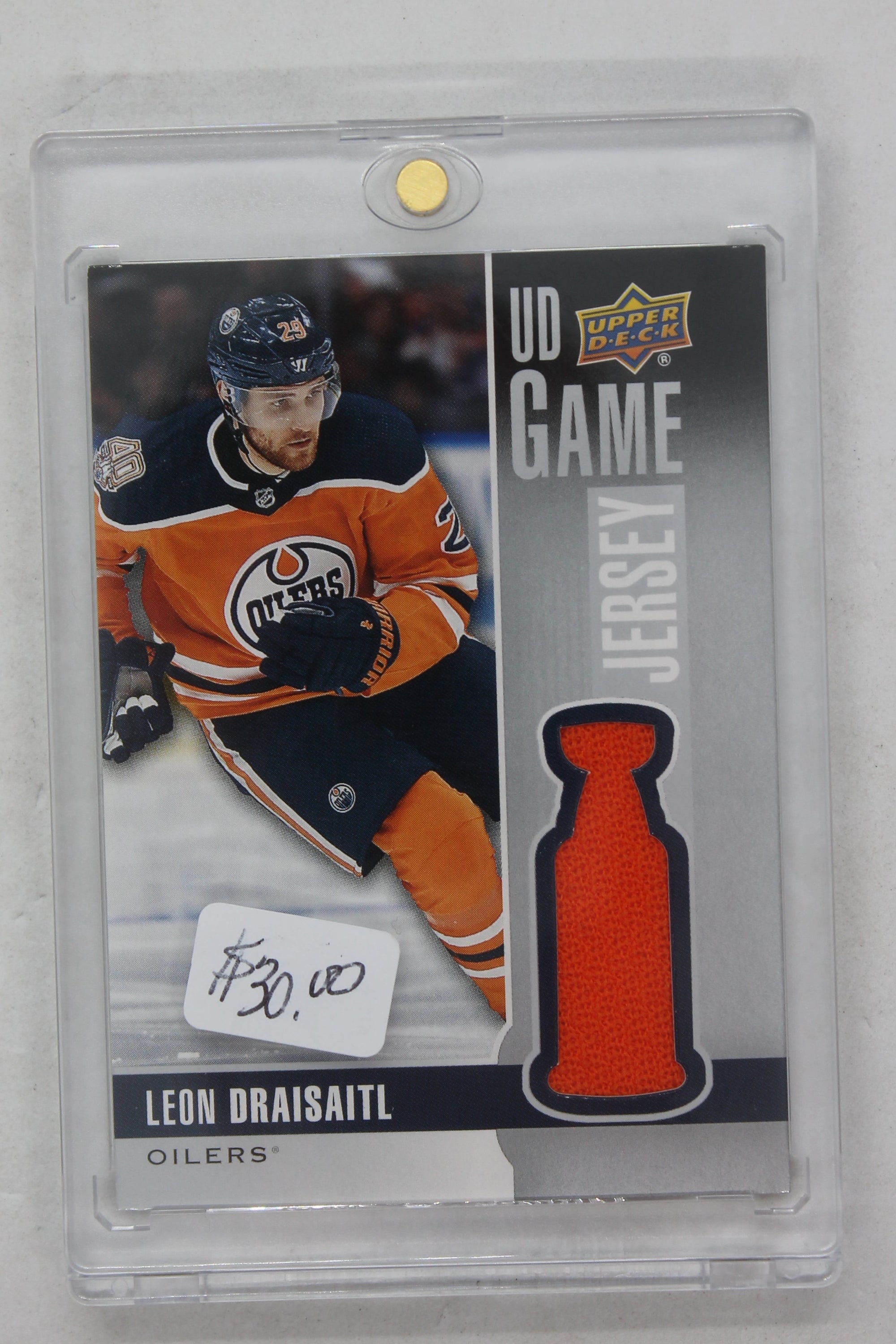 Leon Draisaitl 2019-20 Upper Deck  - UD Game Jersey Jersey Card