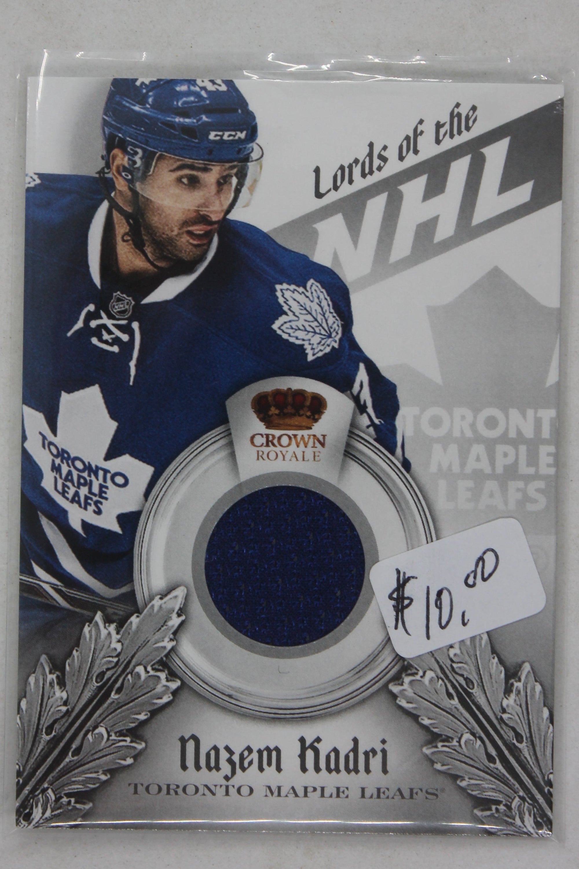 Nazem Kadri 2013-14 Panini Crown Royale - Lords of the NHL Materials - Jersey Card
