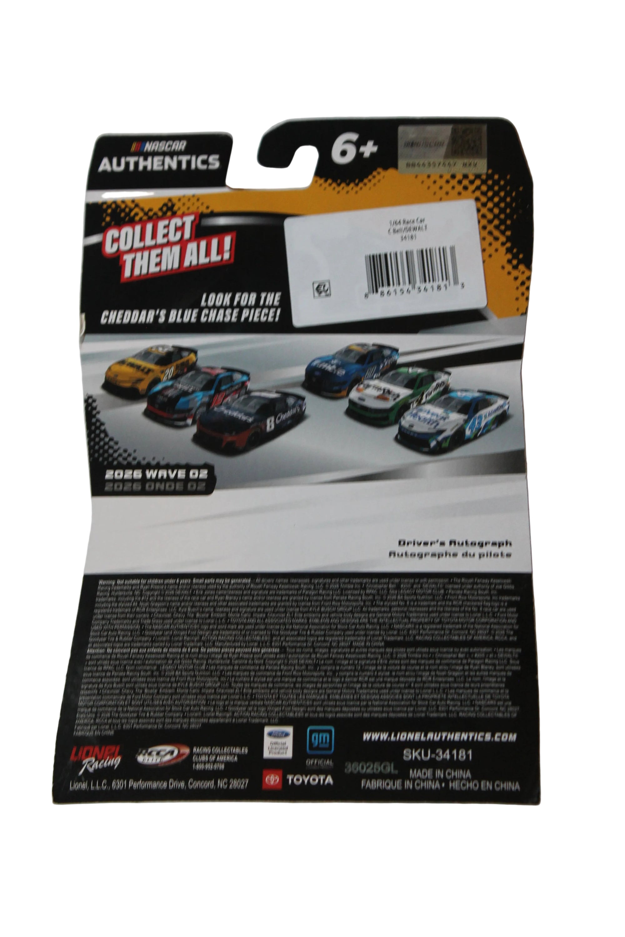 Nascar Authentics 1:64 Race Car Christopher Bell #20 - 2026 Wave 02