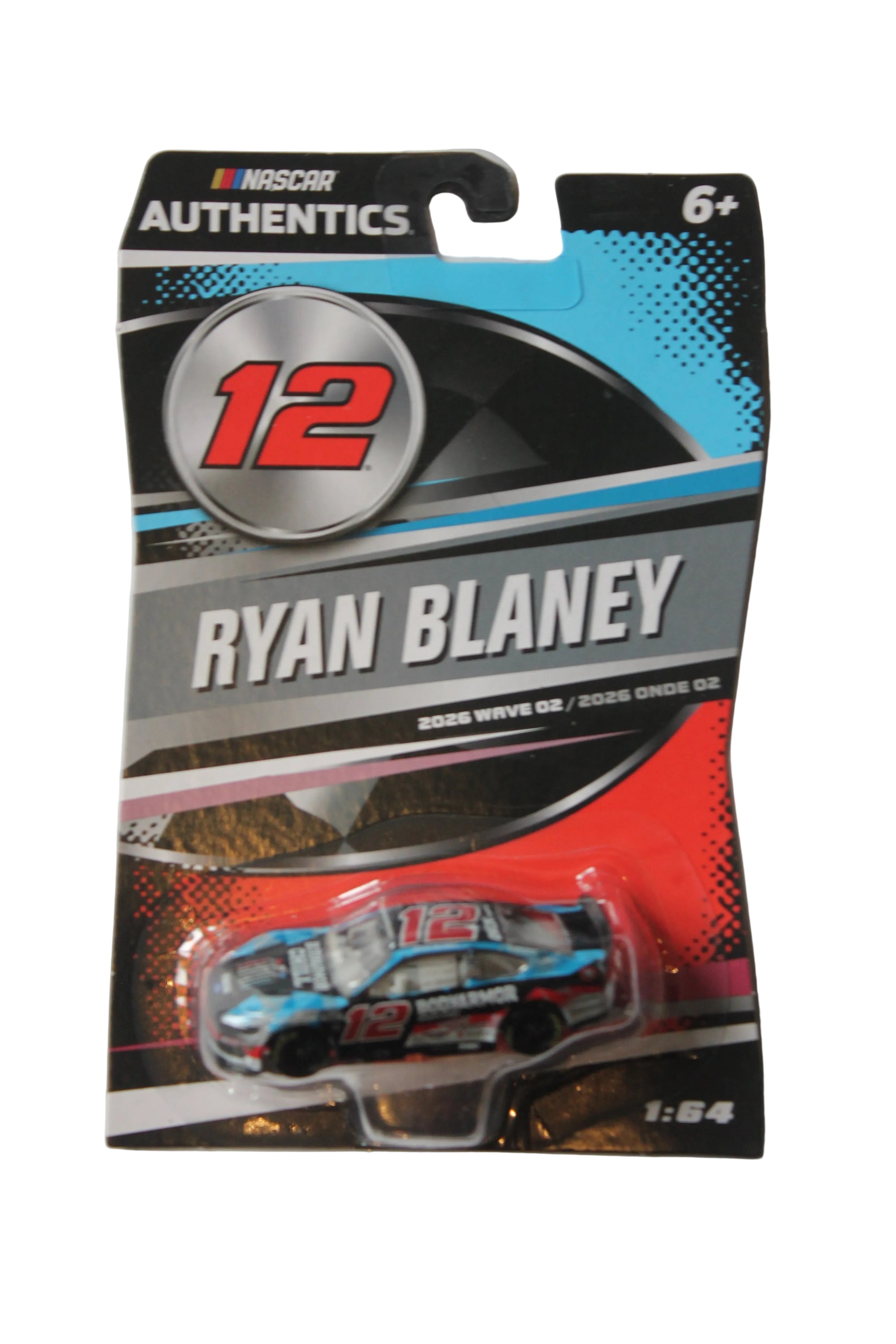 Nascar Authentics 1:64 Race Car Ryan Blaney #12 - 2026 Wave 02