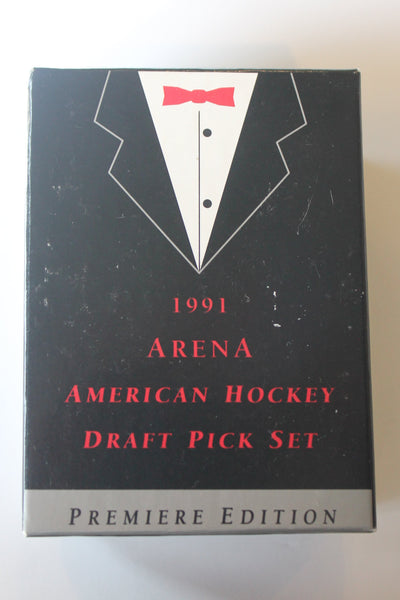 1991 Arena American Hockey Draft Pick Set, 33 Card Set with Certification
