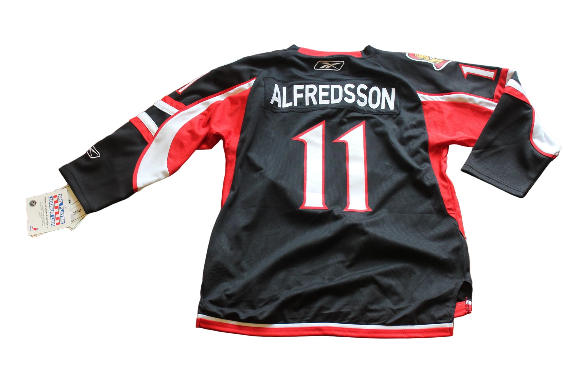 NHL Ottawa Senators Alfredsson #11 Youth Premium Reebok Home Jersey (Sale)