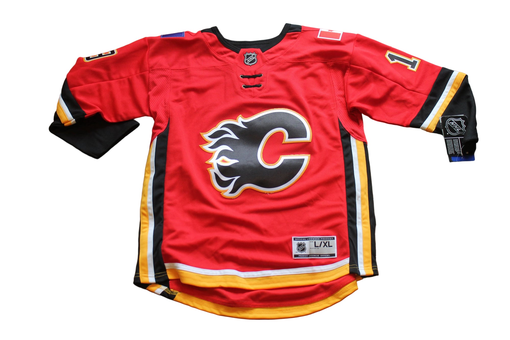 NHL Calgary Flames Youth Premier Tkachuk #19 Home Jersey (Sale)