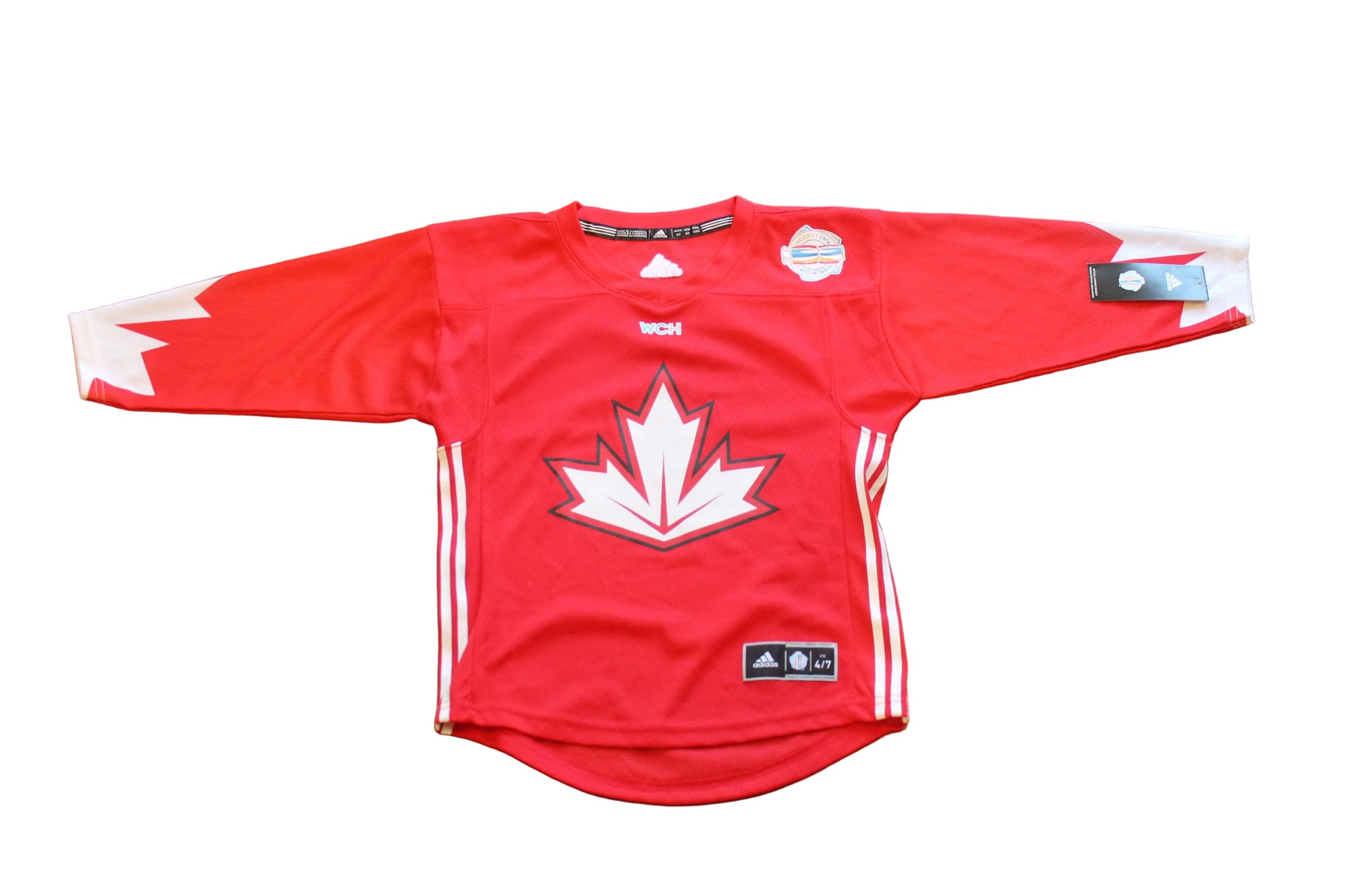 Team Canada 2016 World Cup Child 4-7 Adidas Jersey (SALE)