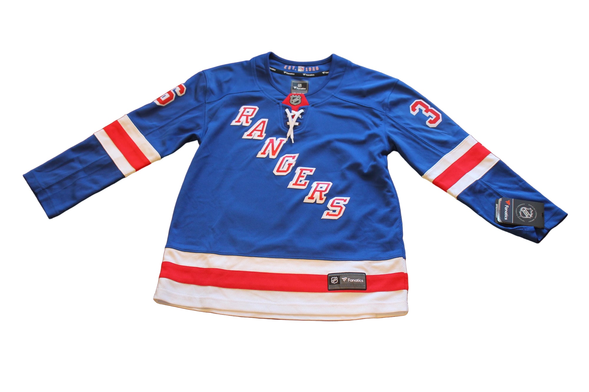NHL New York Rangers Youth Fanatics "Zuccarello" #36 Breakaway Jersey - L/XL