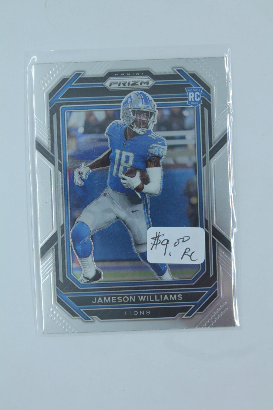 Jameson Williams Detroit Lions Autographed 2022 Panini Score