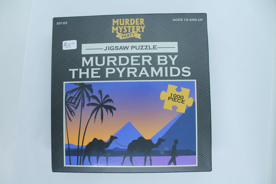 Mystery Puzzle - Murder By The Pyramids - 1000 piece puzzle