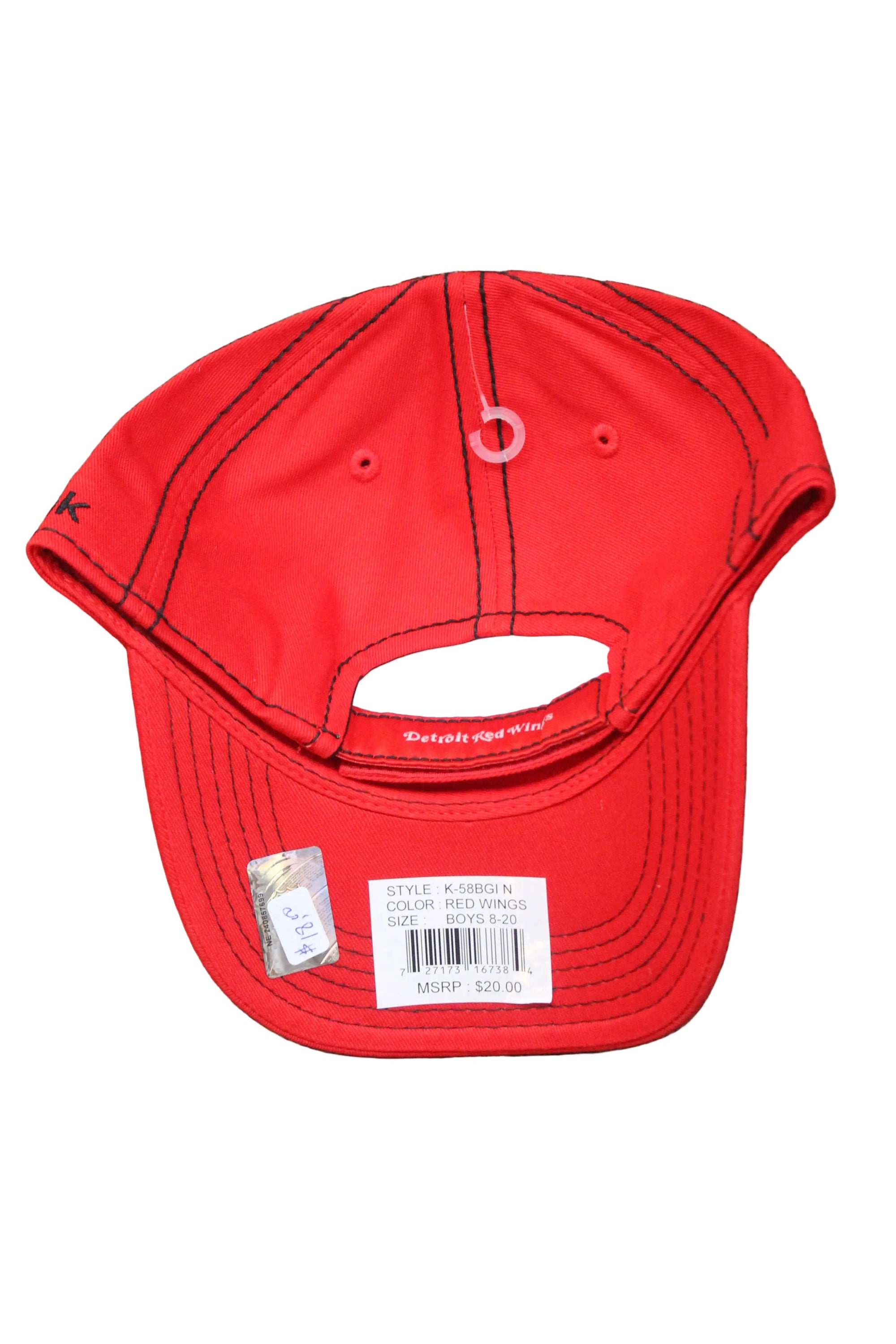 NHL Detroit Red Wings Youth Reebok Adjustable Hat