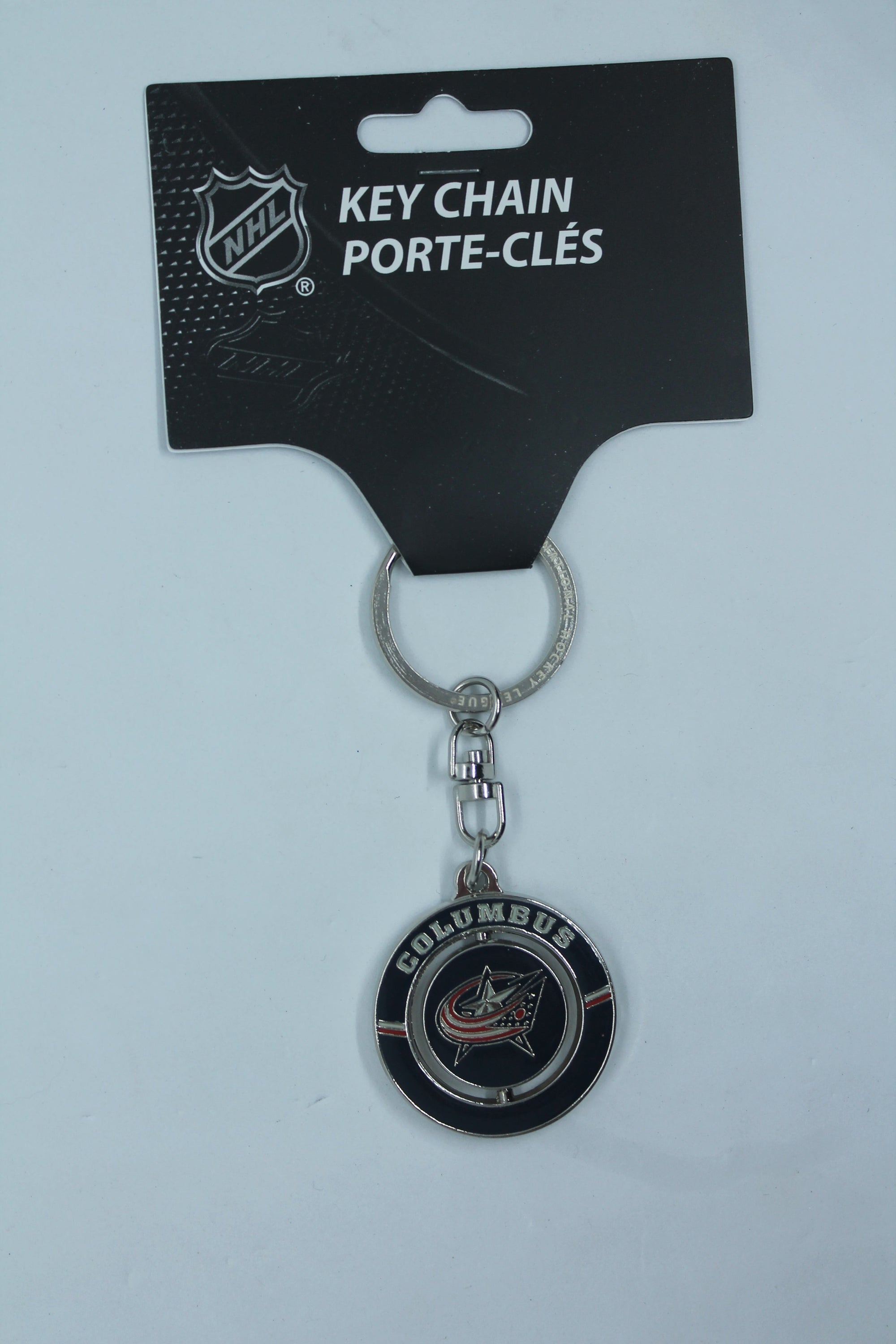 NHL Columbus Blue Jackets Spinner Keychain