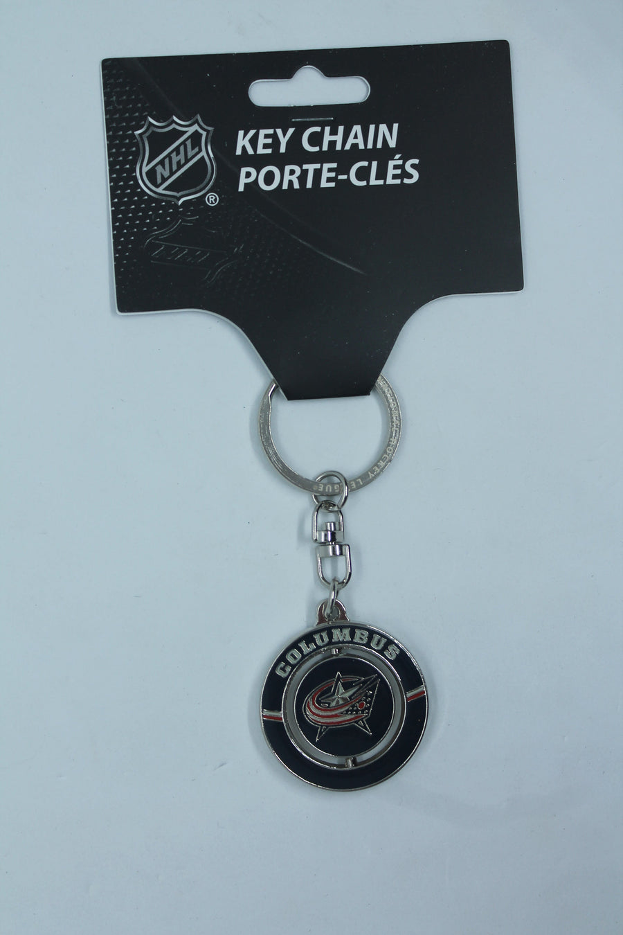 NHL Columbus Blue Jackets Spinner Keychain