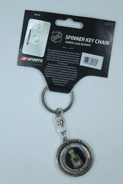 NHL New York Rangers Spinner Stanley Cup Keychain