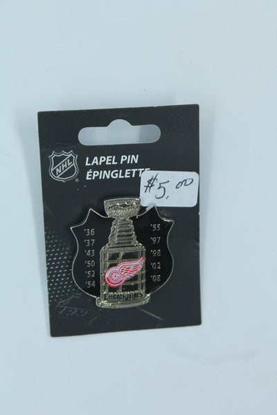 NHL Detroit Red Wings Stanley Cup Collector Pin