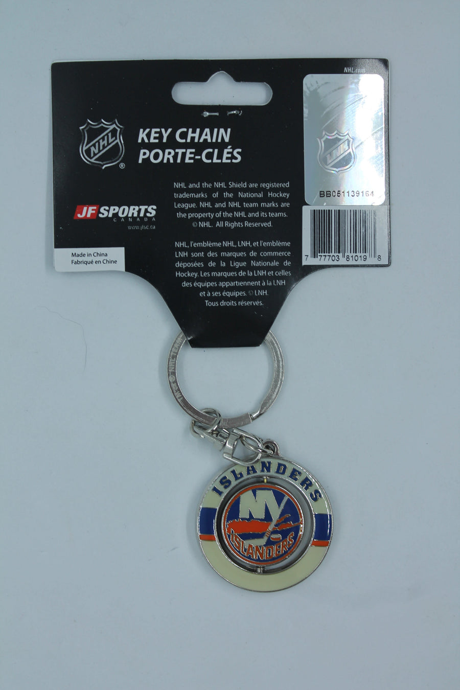 NHL New York Islanders Spinner Keychain